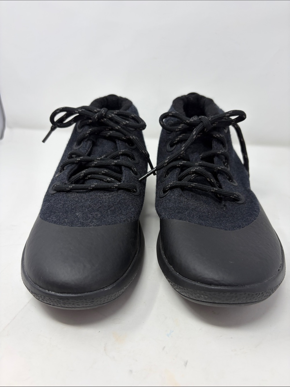 AllBirds Black Lace-Up Casual Hi-Top Sneakers Size 10 Excellent Condition